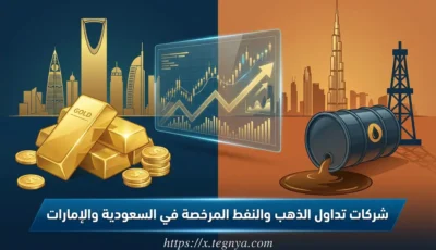 شركات تداول الذهب والنفط المرخصة في السعودية والإمارات